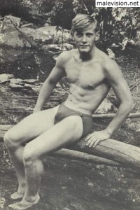 Male vintage physique