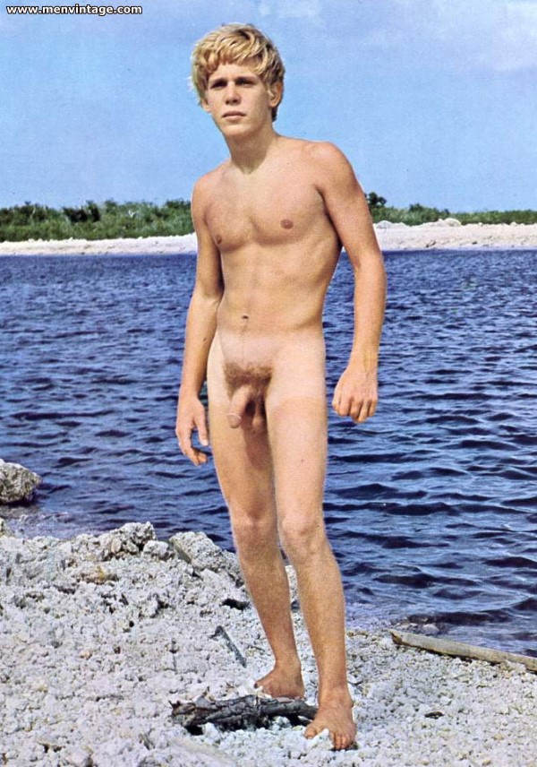 blonde boy nude male vintage erotica